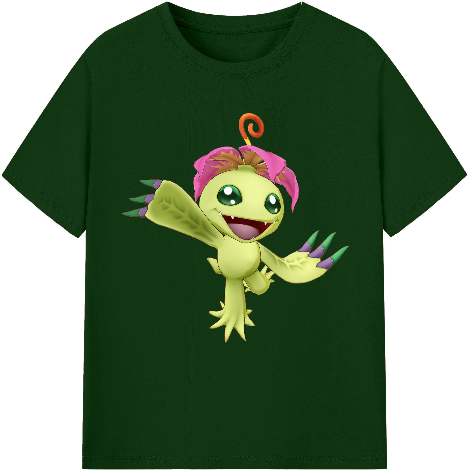 （画像用） Digimon デジタルモンスター/デジモン 綿100％半袖Tシャツ（フロントプリント）